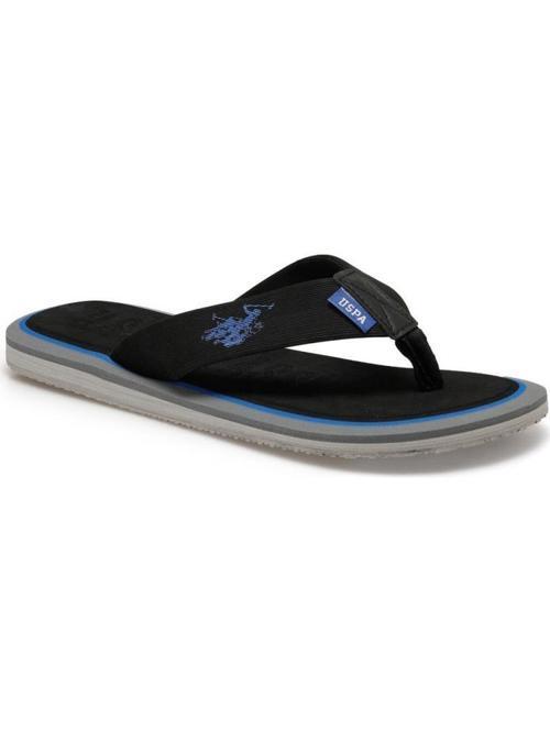 U.S.POLO ASSN.VITUS 5FX SİYAH PARMAK ARASI CASUAL TERLİK