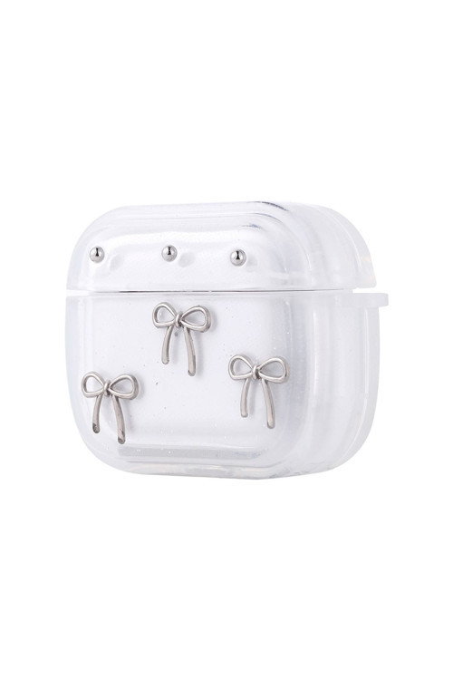 Apple Airpods 3. Nesil Airbag Tasarımlı Simli Şeffaf Kılıf