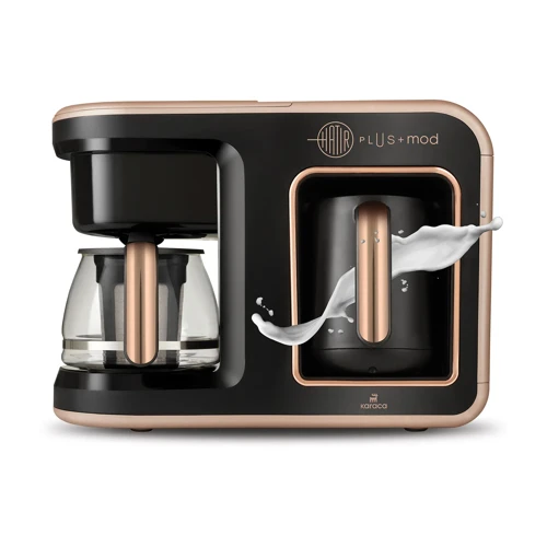 Hatır Plus 5 in 1 Essential Közde ve Sütlü Türk Kahvesi ve Filtre Kahve Makinesi Rosie Brown