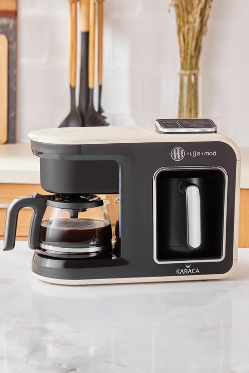 Hatır Plus Mod 5 In 1 Konuşan Kahve Ve Çay Makinesi Krem