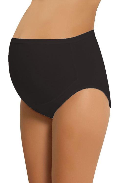 Kadın Pamuklu Ve Esnek Siyah Hamile Külodu 5011