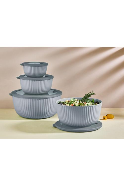Hobby Life Dora 4'Lü Vakumlu Saklama Kabı Seti – Yeşil (0.5L-1.3L-2.6L-4.2L)