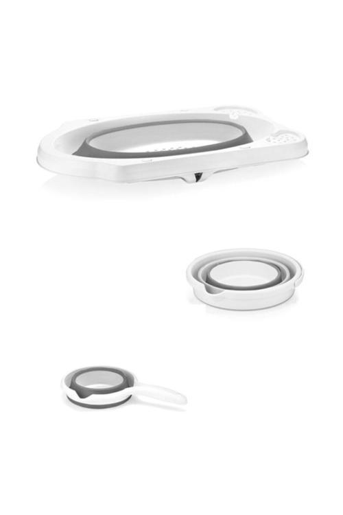 Katlanabilir Küvet Set Koyu Gri