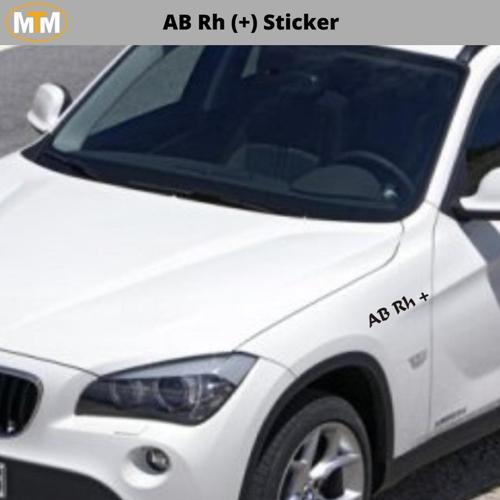AB Rh (+) Sticker
