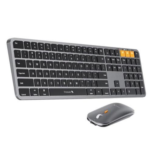 KM100-A Uzay Grisi Bluetooth Mac Uyumlu Sessiz Klavye Mouse Seti (CP014528)