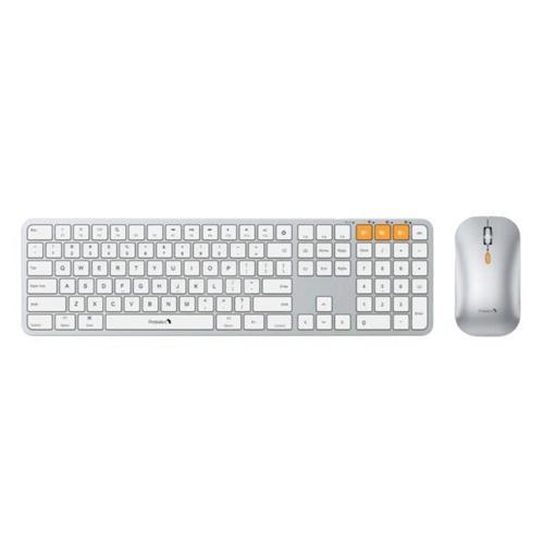 KM100-A Beyaz Gümüş Bluetooth Mac Uyumlu Klavye Mouse Seti (CP012798)