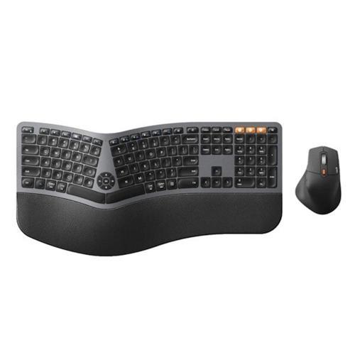 EKM01 Plus Siyah Gri Kablosuz Klavye Mouse Seti (CP013399)