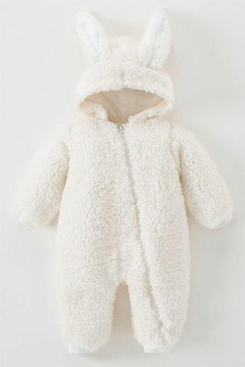 Unisex Tavşan Peluş Çocuk Tulum