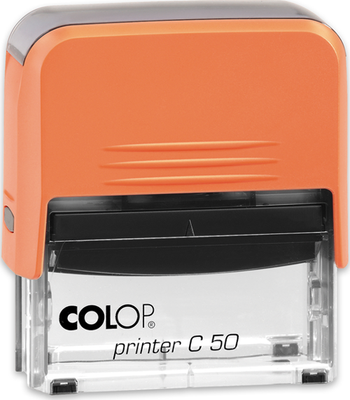 PRINTER C50 TURUNCU KASA SİYAH KEÇE - 30X69MM