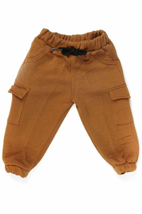 Unisex Hardal Kargo Cepli Eşofman Altı