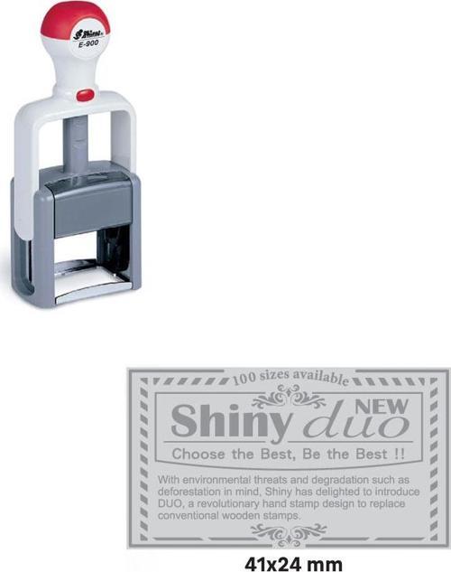 SHINY E-900 SİYAH KASA SİYAH PED 41X24MM