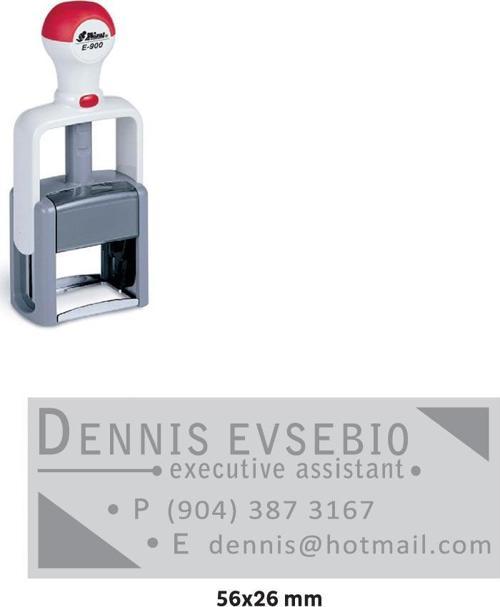 SHINY E-904 SİYAH KASA SİYAH PED 56X26MM