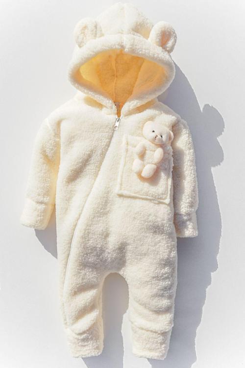 Kız Erkek Bebek Ve Çocuk Peluş Ayıcıklı Tulum
