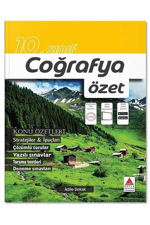 Delta Kültür Yayınevi 10. Sınıf Coğrafya Özet