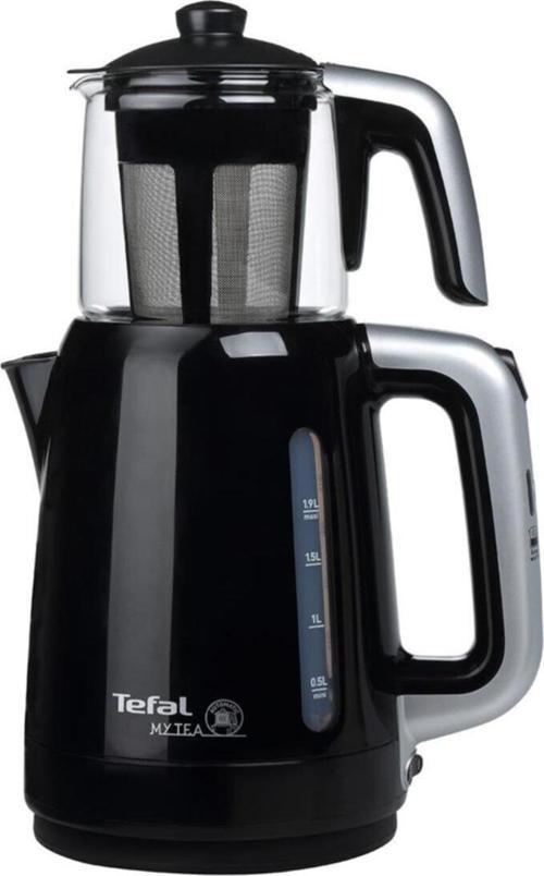My Tea Siyah 1700 W Cam Demlikli Çay Makinesi
