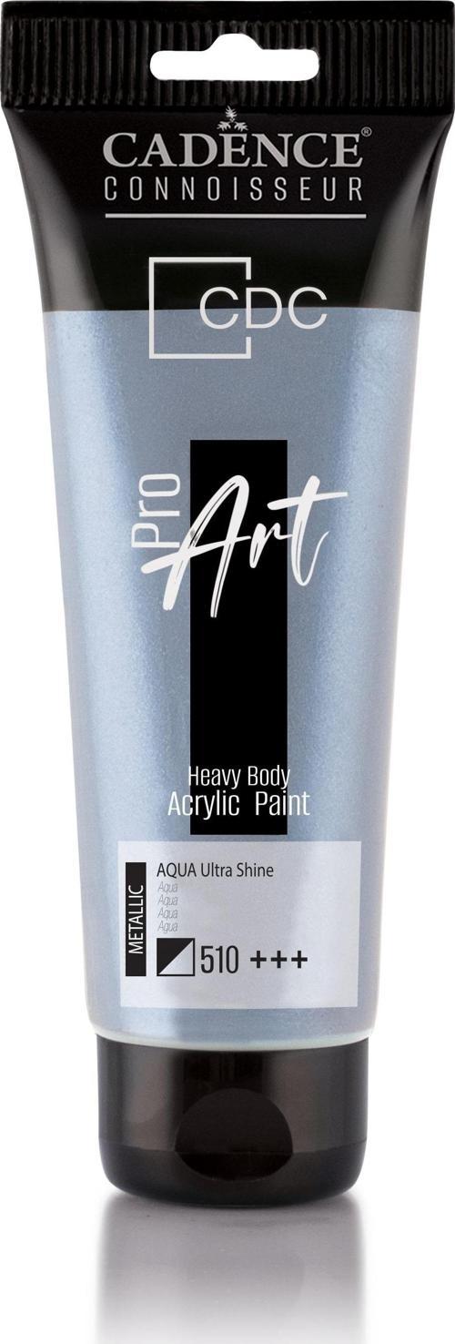 PROART HEAVY BODY  METALİK ULTRA PARLAK AKRİLİK BOYA PRD-510 AQUA 120 ml