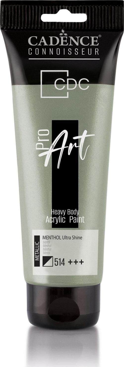 PROART HEAVY BODY  METALİK ULTRA PARLAK AKRİLİK BOYA PRD-514 MENTOL 120 ml