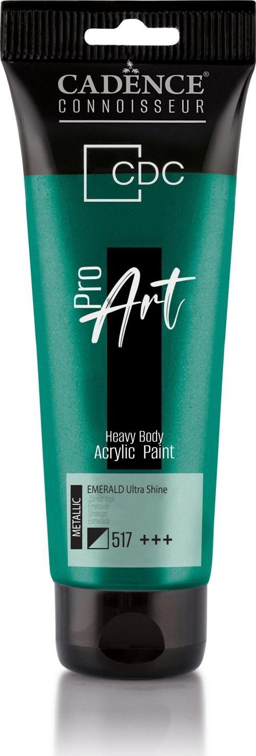 PROART HEAVY BODY  METALİK ULTRA PARLAK AKRİLİK BOYA PRD-517 ZÜMRÜT YEŞİLİ 120 ml