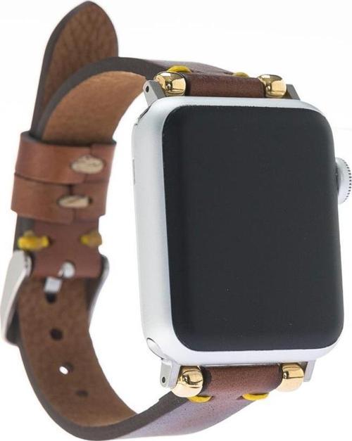 Apple Watch Uyumlu Deri Kordon 38-40-41mm Slim SRÇ RST2E