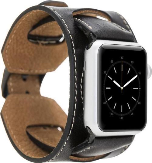 Apple Watch Uyumlu Deri Kordon 42-44-45mm Cuff RST1