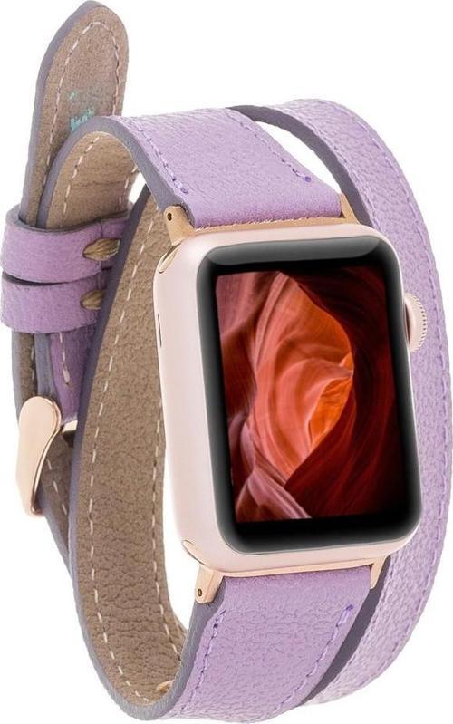 Apple Watch Uyumlu Deri Kordon 42-44-45mm DT CP22
