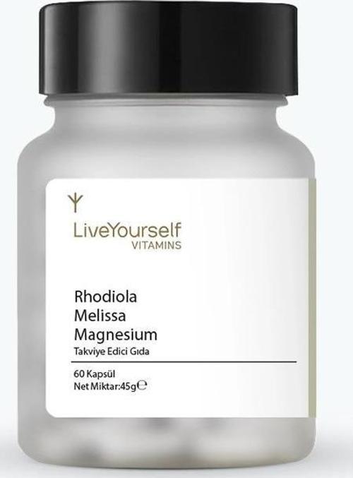 Vitamins Rhodiola Melisa İçeren Takviye Edici Gıda 60 Kapsül