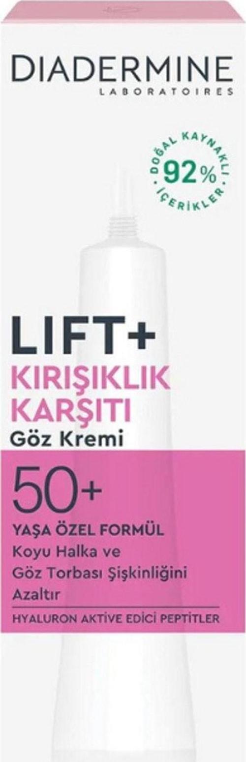 Lift+ Kırışıklık Karşıtı 50+ Göz Kremi 15 Ml