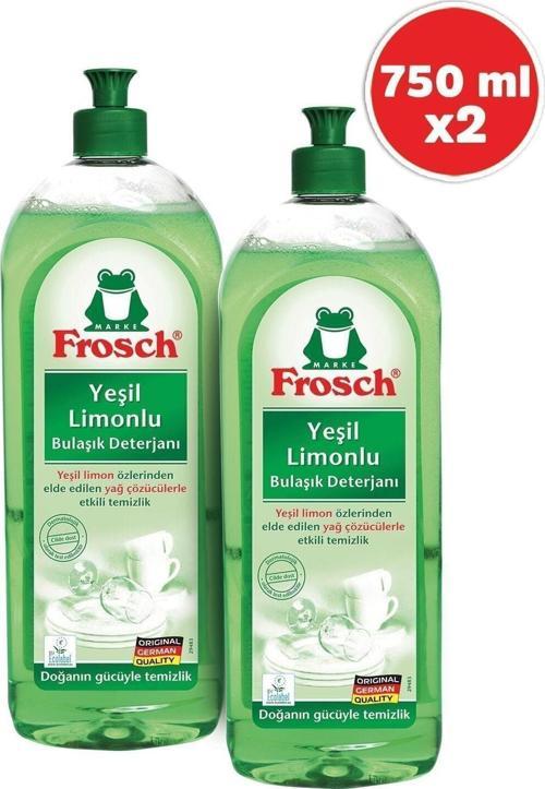 Yeşil Limonlu Bulaşık Deterjanı 750 ml 2'li