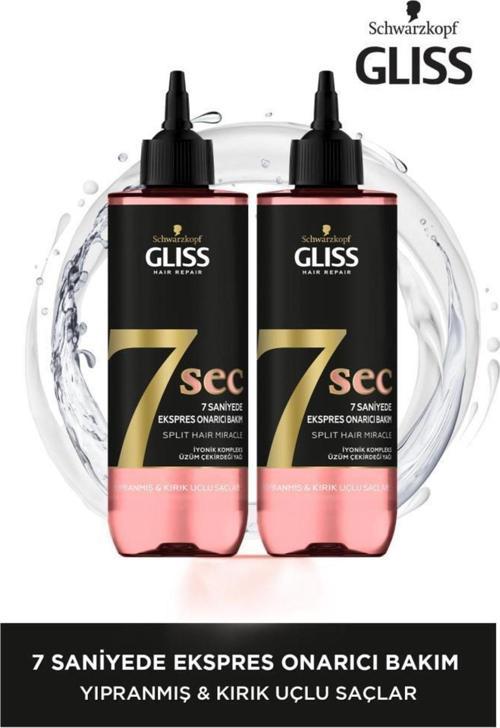7 Saniyede Express Kırık Saçları Onarıcı Sıvı Krem - 7 Sec Split Hair Miracle X 2