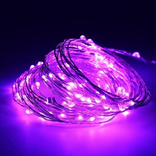2 Metre Mor Pilli Led Işık Mor Led Işık Mor Yılbaşı Ağacı Işığı Mor Noel Işığı Purple Christmas Led
