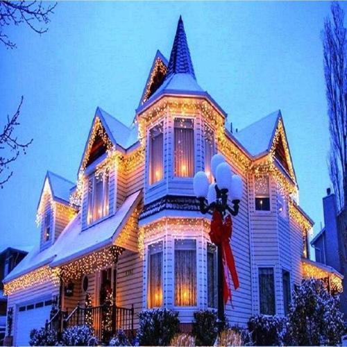 Düğün Kına Nişan Dekor Işıkları Saçak Perde Led Işık 16 Dallı Saçak Led Işık 4 Metre Gün Işığı
