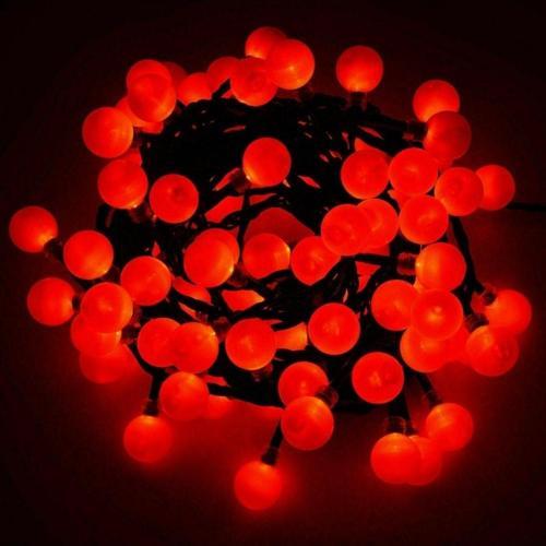 Kırmızı Top Led Işık Kırmızı Işık Kırmızı Top Işık Red Light Led Sevgililer Gününe Özel Dekor Led