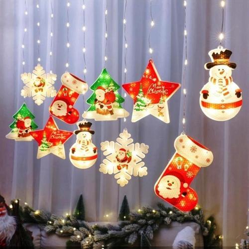 Noel Salkım Led Işık Yılbaşı Işıkları Vıp Kalite Salkım Işık 3.20 Metre Gün Işığı Led Işık Modlu