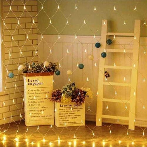 Örümcek Ağı Işığı Led 2X2 M2 Ağ Led Işık Gün Işığı Ağ Led Işık Eklemeli Warm Light Led 220 V Modlu