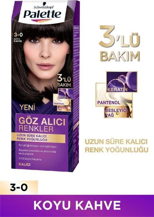 Göz Alıcı Renkler 3 0 Koyu Kahve Saç Boyası