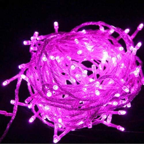 Pink Colors Led Light 10 Metre Pembe Led Işık Pembe Ip Led Işık Pembe Kablo Işık Fişli Pembe Işık