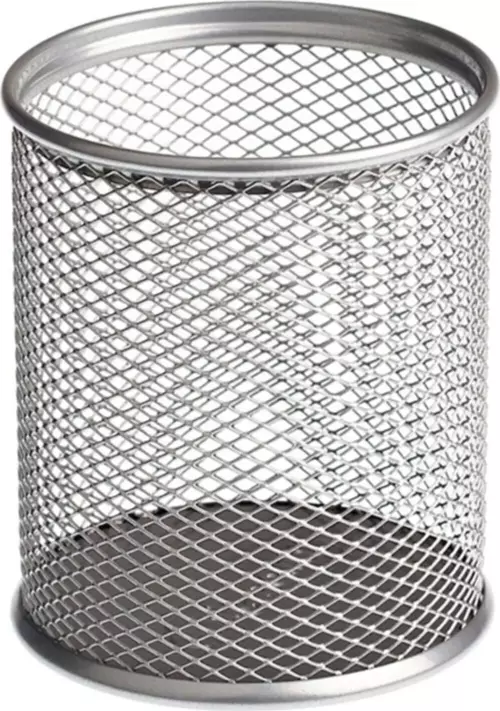 Metal Perfore Kalemlik Silver