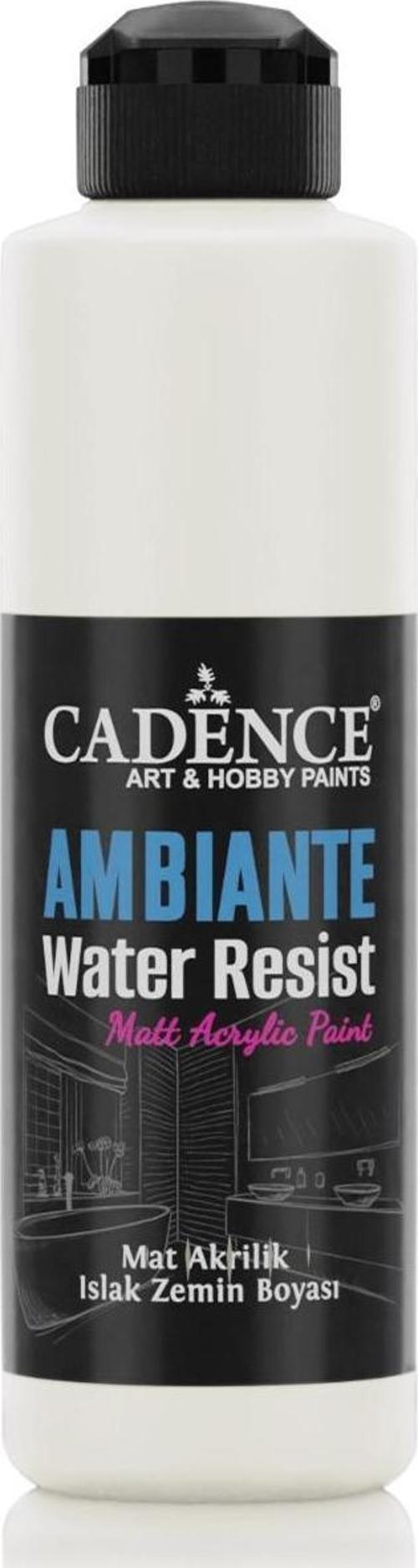 AMBIENTE ISLAK ZEMİN BOYASI AW-02 PAK BEYAZ 250ML + KATALİZÖR 10GR