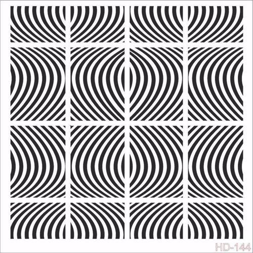 HDM144 Home Dekor Midi Stencil (25X25)