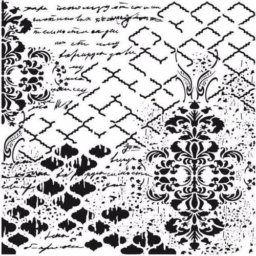 GRUNGE STENCIL GCS-12 45X45