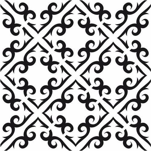 HOME DECOR MİNİ STENCIL HDM-101 25X25