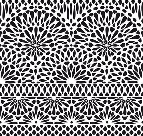 HOME DECOR MİNİ STENCIL HDM-103 25X25
