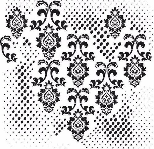 GRUNGE STENCIL MİNİ GCSM-007 25X25