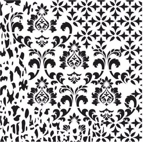 GRUNGE STENCIL MİNİ GCSM-008 25X25
