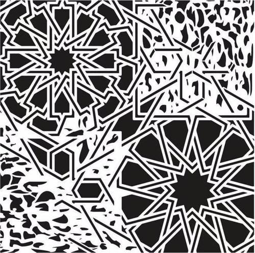 GRUNGE STENCIL MİNİ GCSM-011 25X25