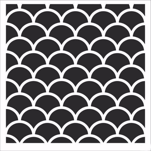 HOME DECOR MİNİ STENCIL HDM-155 25X25