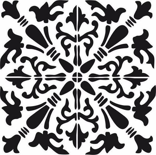 HOME DECOR MİNİ STENCIL HDM-179 25X25