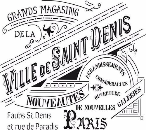 HOME DECOR MİNİ STENCIL HDM-18 25X25