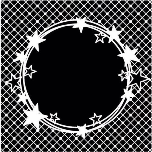 HOME DECOR MİNİ STENCIL HDM-191 25X25