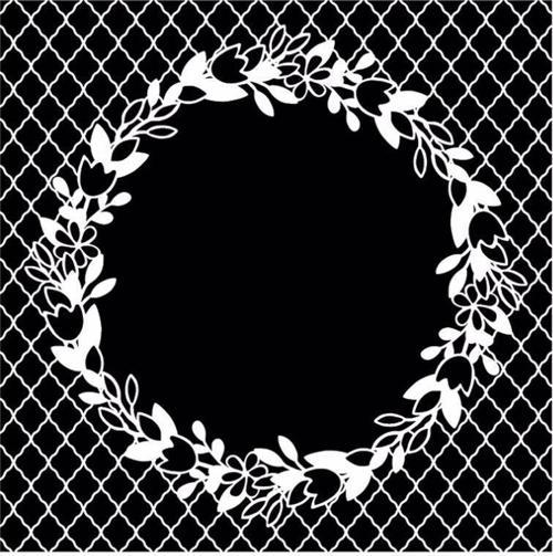 HOME DECOR MİNİ STENCIL HDM-192 25X25